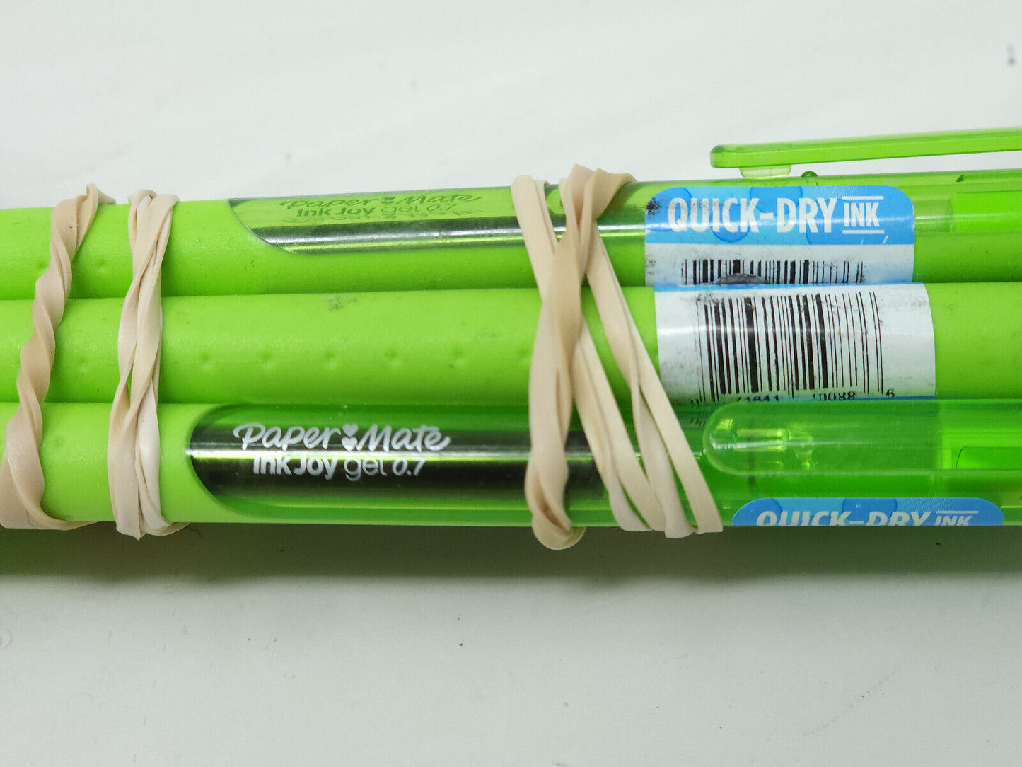 6x Paper Mate 1953050 InkJoy Gel Pen, Medium Point 0.7mm, Lime Green - NEW TAGS