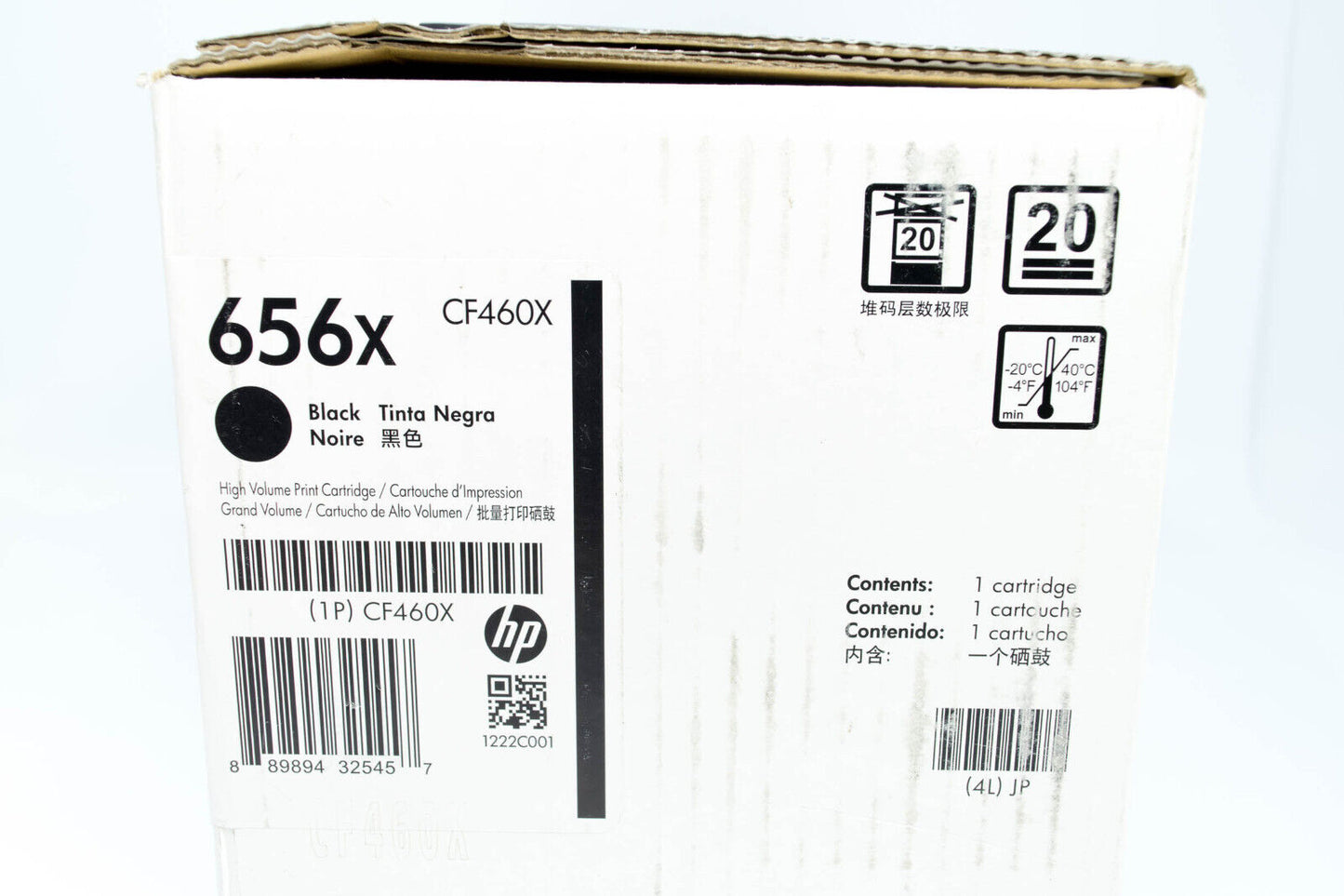 HP 656X - Original LaserJet Cartridge Black (CF460X) - NEW