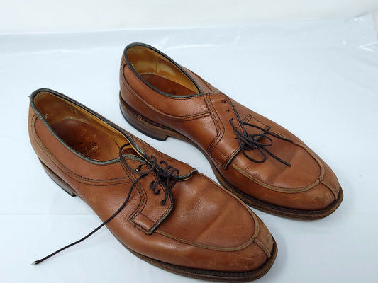 Allen Edmonds Men's Brown Split Toe Oxfords Shoes Sz 8 - D 0245 - Pre-owned
