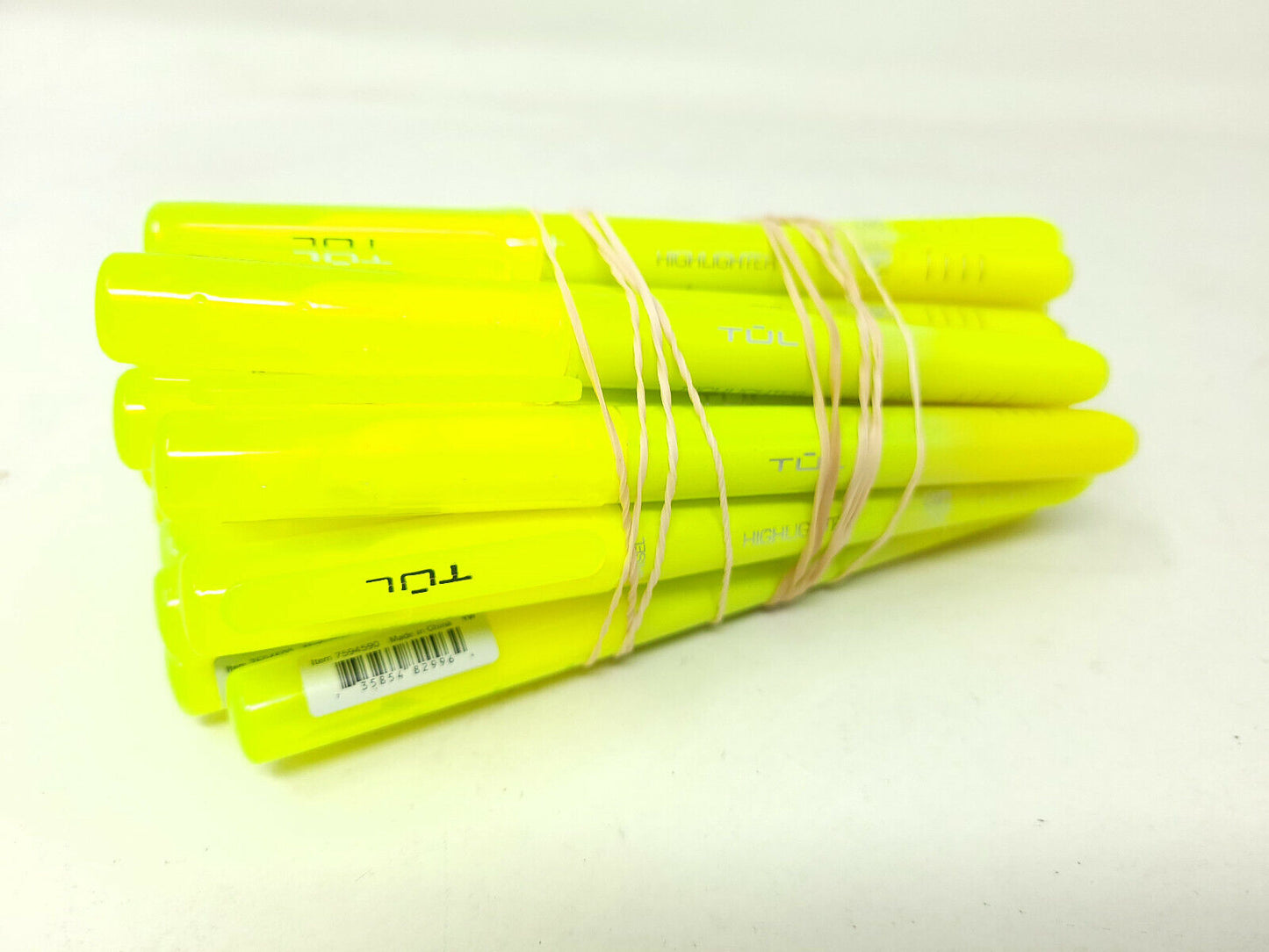 Lot of 17x TUL Pen Style Highlighters, Chisel Point, Yellow - NEW