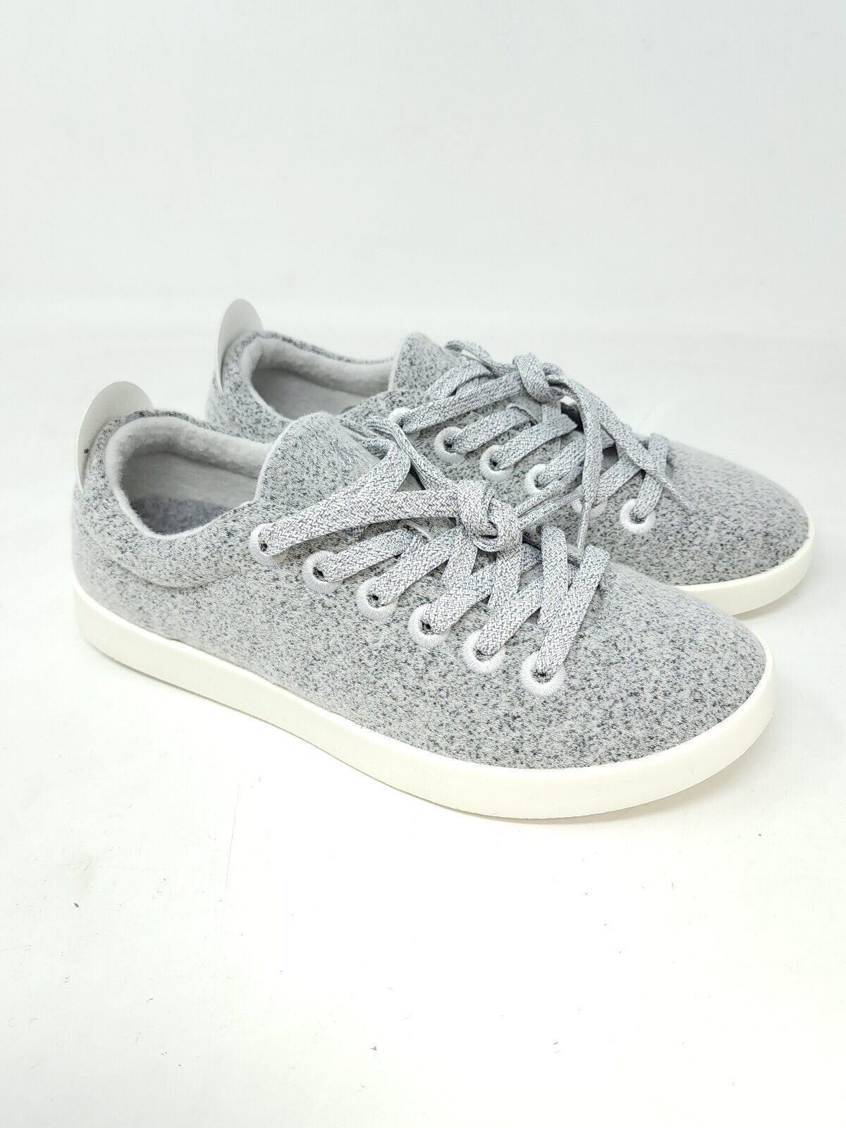 NEW Allbirds Wool Pipers Heather Dapple Gray Lace Up Tennis Shoes Women's Size 8