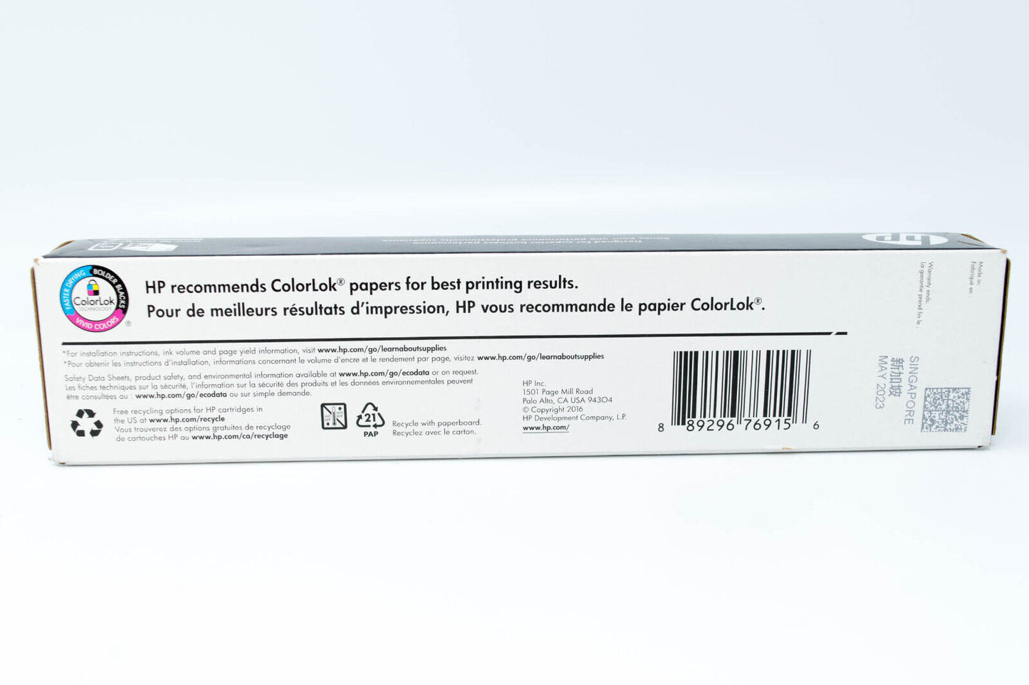 HP 972A PageWide Cartridge, Cyan (L0R86AN) - NEW - EXP: MAY 2023