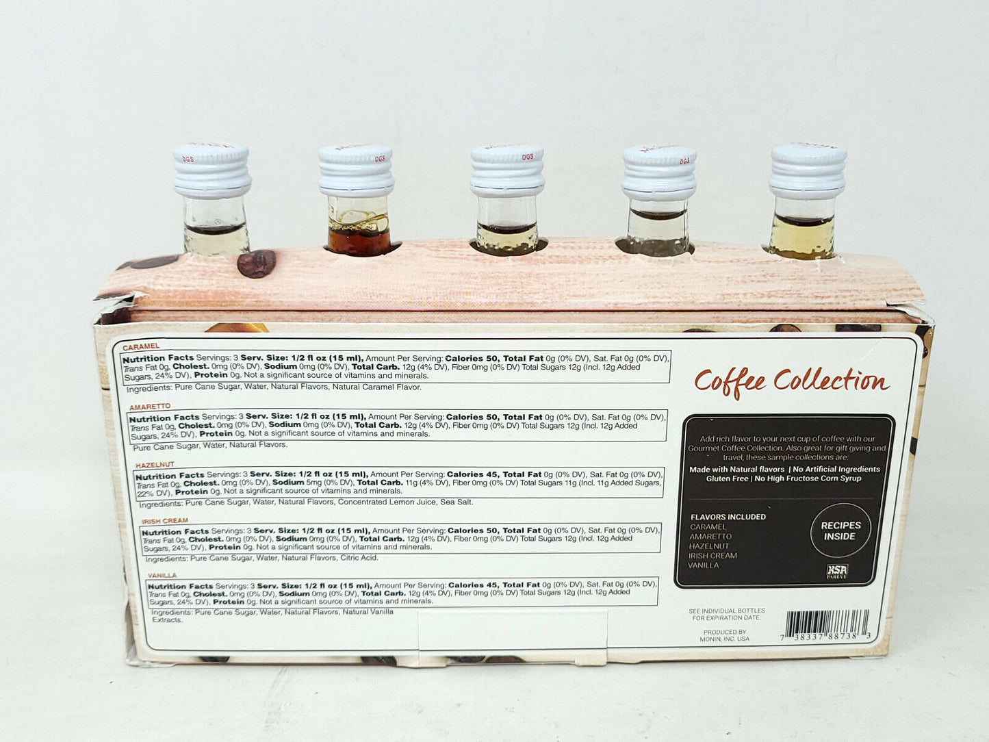 Monin - Gourmet Flavorings Premium Coffee Collection - Assorted Flavors - NEW