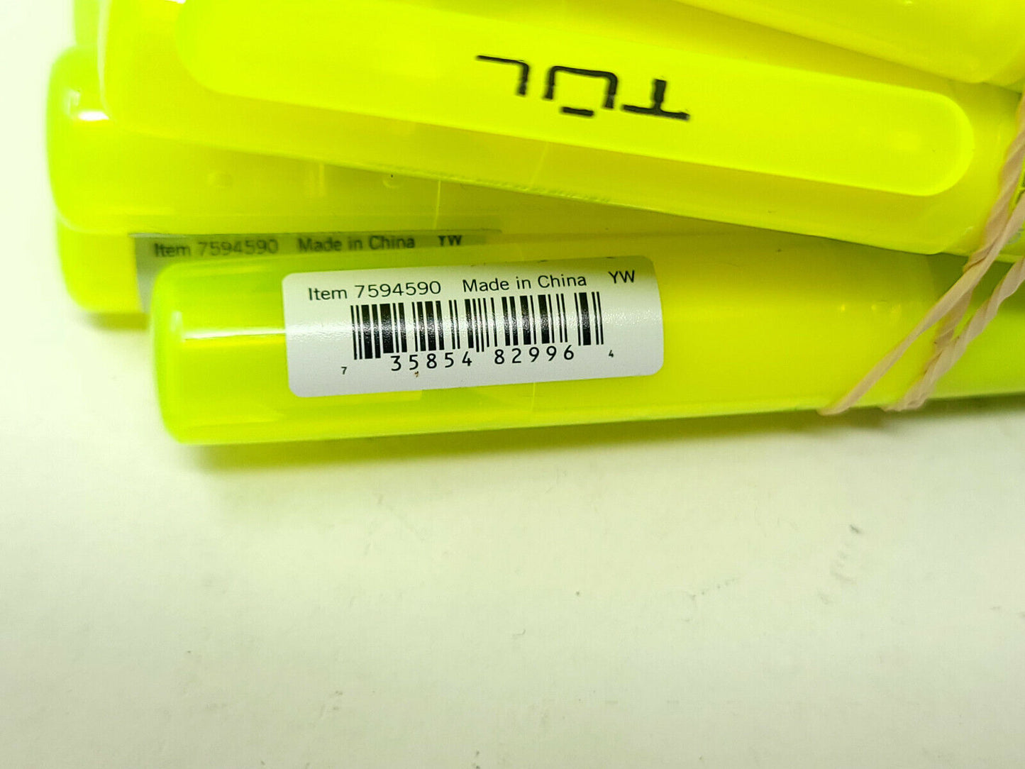 Lot of 17x TUL Pen Style Highlighters, Chisel Point, Yellow - NEW