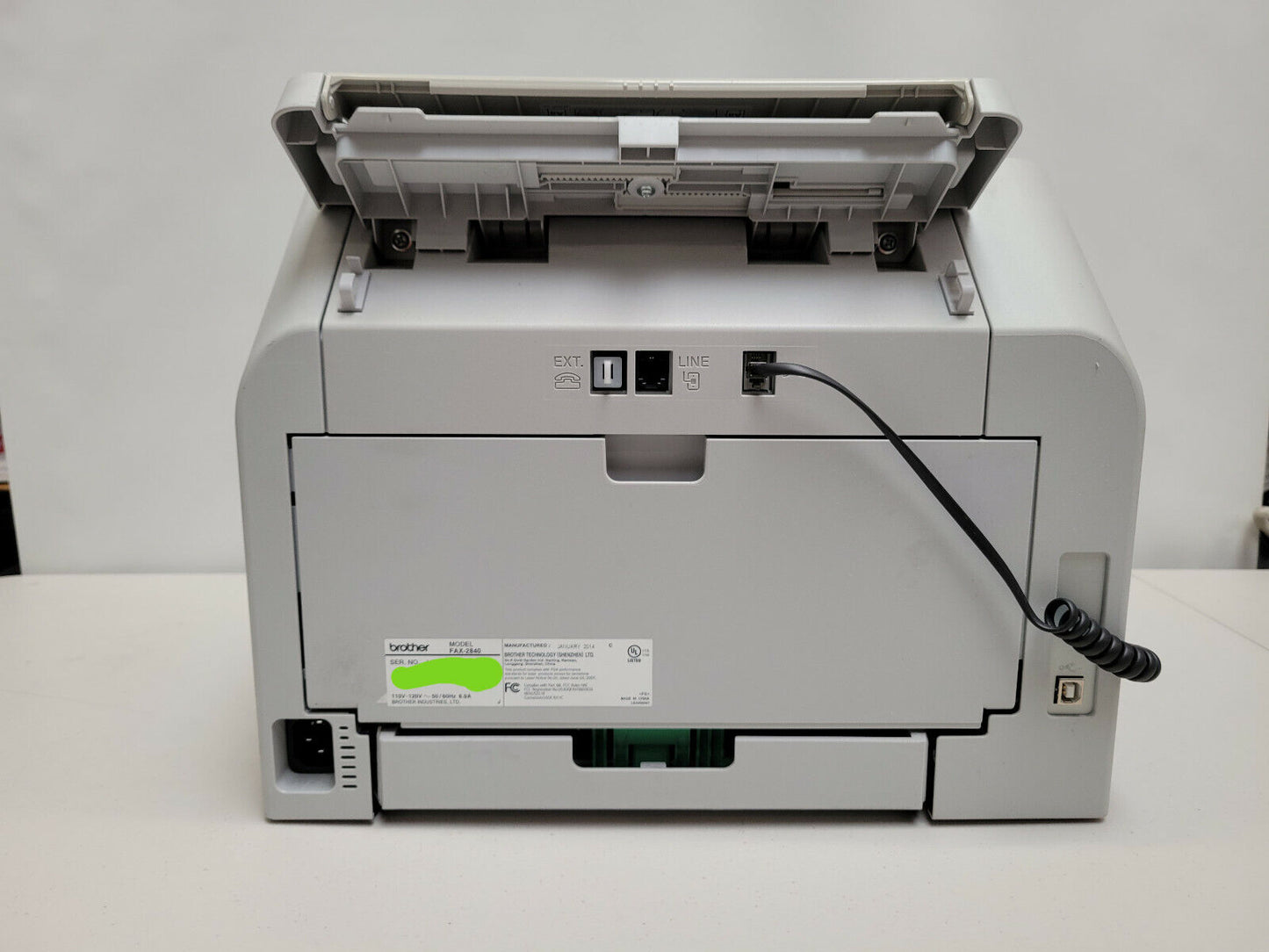 Brother intelliFAX-2840 Laser Fax Machine Copy/Fax/Print FAX2840 - Demo Unit