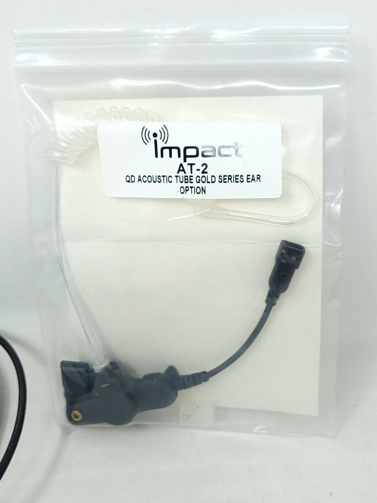 Impact AT-2 QD Acoustic Tube Gold Series Ear Option + cabling - New/Loose