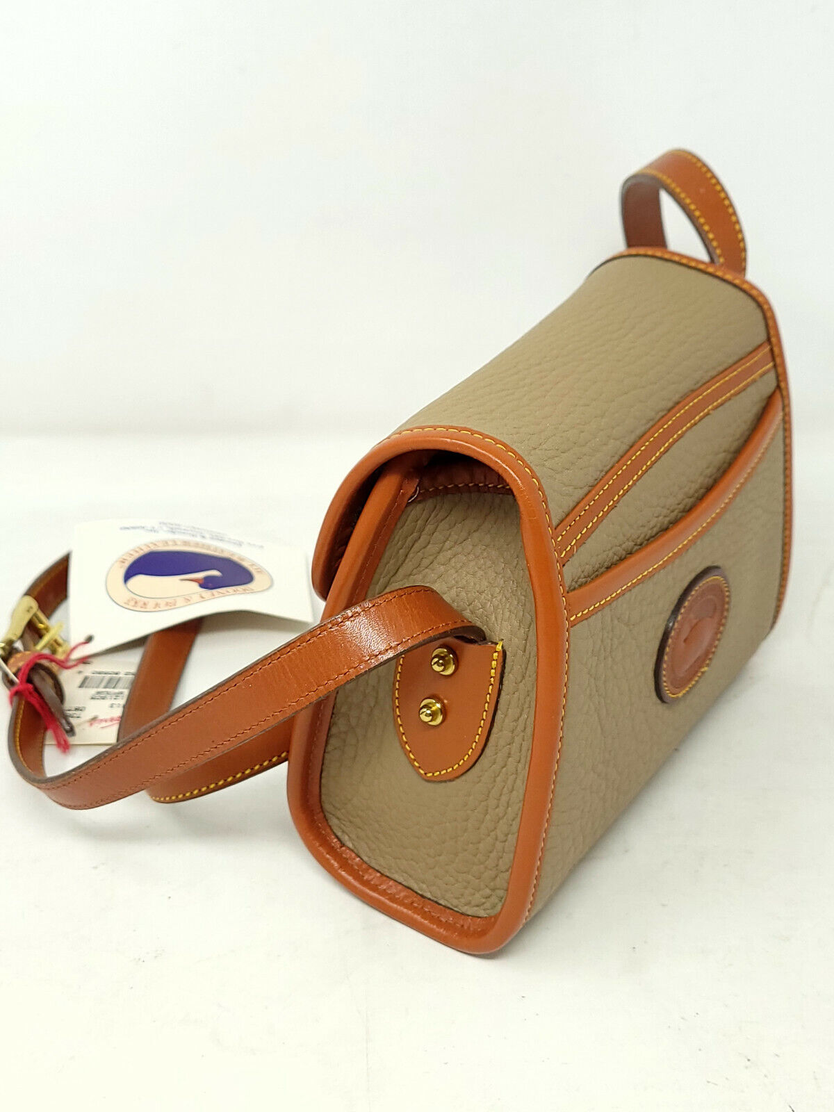 Genuine - Dooney & Bourke Purse - Taupe Leather - New With Tags - NWT - Harris