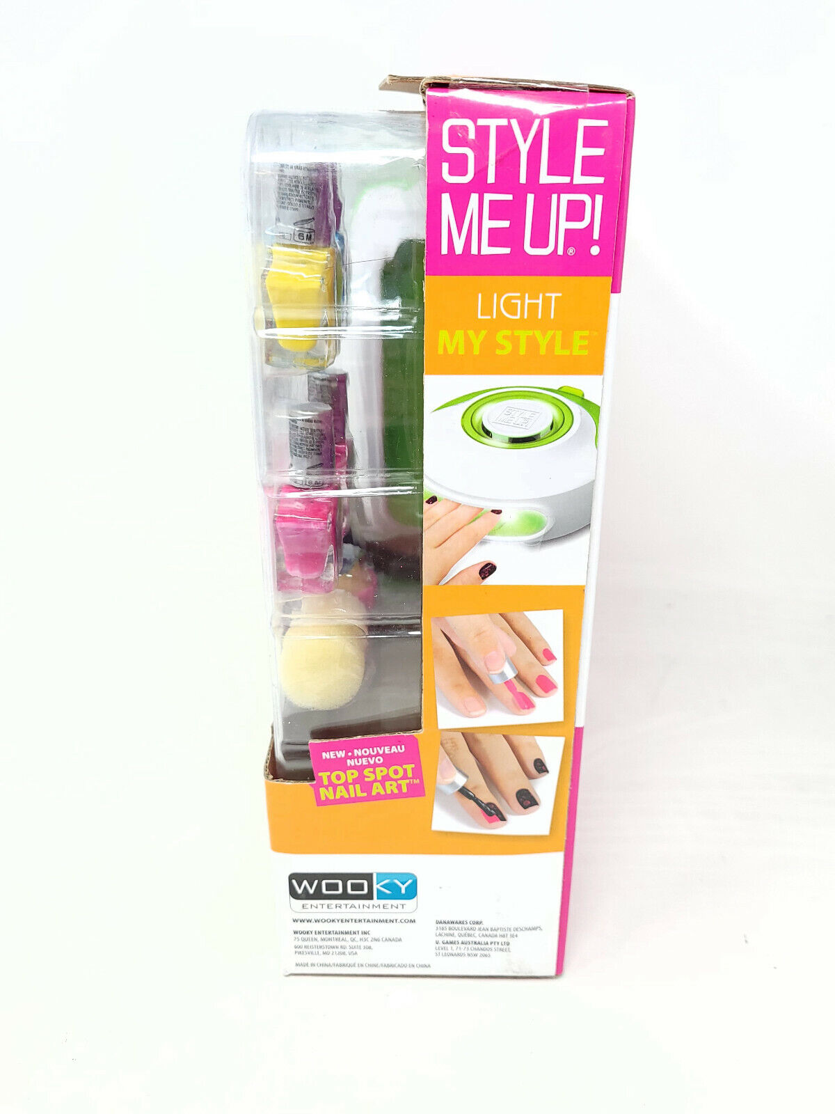 Style Me Up Light My Style - Nail Set With Light Up Nail Set - NEW IN BOX