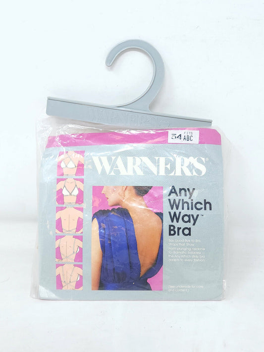 Women's - Warner's "Any Which Way Bra" - Size 34 ABC - NOS