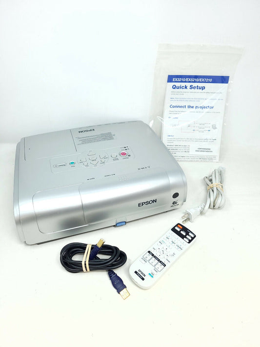 Epson LCD Projector PowerLite S4 Model EMP-S4 Gray With Remote & Case 974 - READ