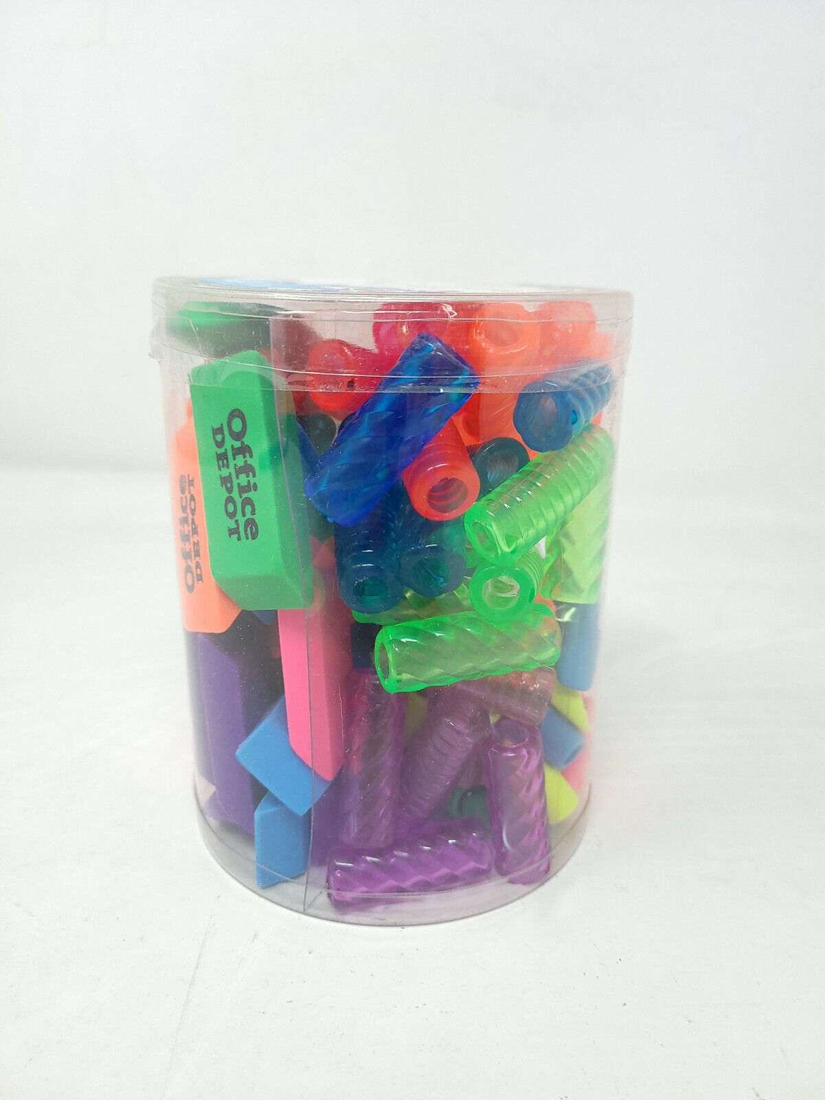 Office Depot "Eraser & Pencil Grip Value Pack -  110 pieces - New in Box