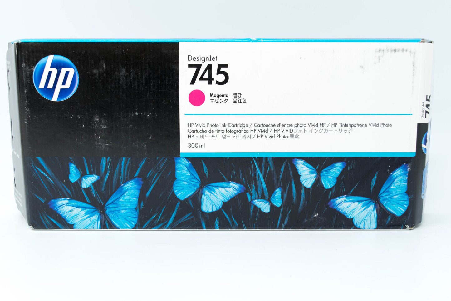 HP 745 300-ml DesignJet Ink Cartridge,Magenta (F9K01A) - NEW - EXP: JUL 2022