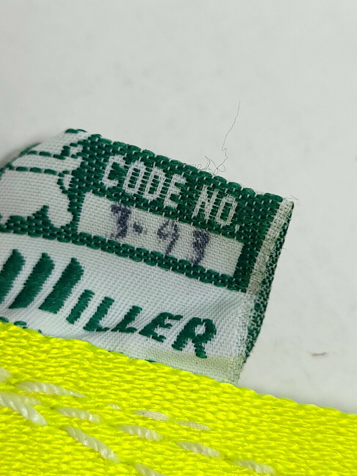 Miller Equipment Retractable Fall Safety Lanyard - Code 3-93 - Used