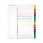 Office Depot - Folder Tabs - Table of Contents Customizable Index with Preprinted Numbered Tabs, Assorted Colors - 11.1" x 9.1" x 0.2" - Green