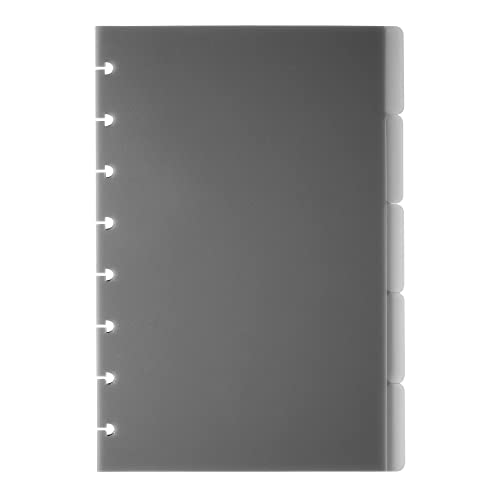 TUL® Discbound Tab Dividers, Junior Size, Gray, Pack Of 10 Dividers