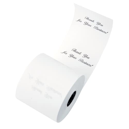 Office Depot Preprinted Tablet Paper Rolls, 2 1/4in. x 160ft., White, Pack Of 8, 109345