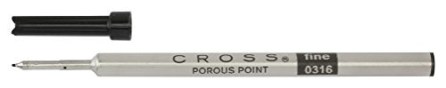 Cross Selectip Porous-Point Refill, Fine Black, 1 Per Card (8444)