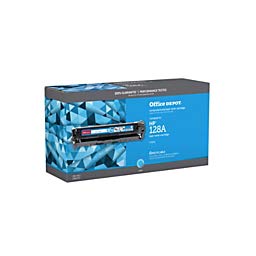 Office Depot® Brand OD1415C (HP CE321A) Remanufactured Cyan Toner Cartridge