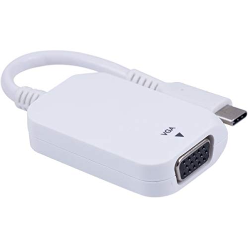 ATIVA USB-C-to-VGA Adapter, White, 41509