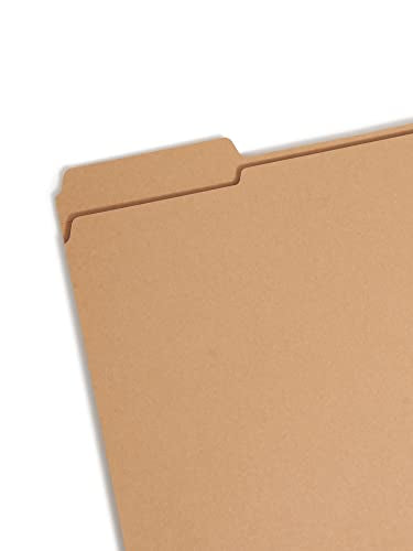 Smead Fastener File Folder, 2 Fasteners, Reinforced Straight-Cut Tab, Letter Size, Kraft, 50 per Box (14813)