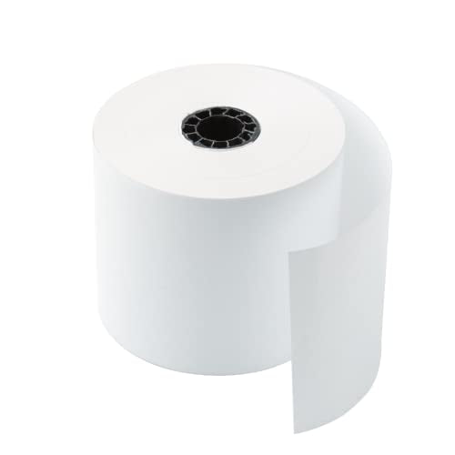 Office Depot Single-Ply Paper Rolls, 2 1/4in. x 130ft., White, Pack Of 3, 109303