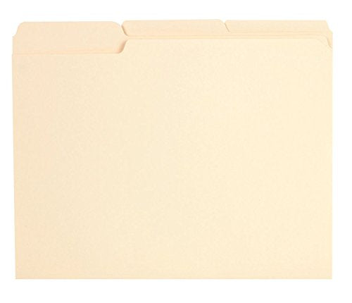 [IN]PLACE Reinforced Manila File Folders, 1/3 Cut-Assorted, Legal, 100/Box