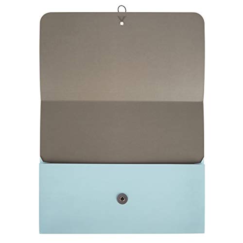 Office Depot Project Folder, Letter Size (8-1/2" x 11"), 1-1/4" Expansion, Blue