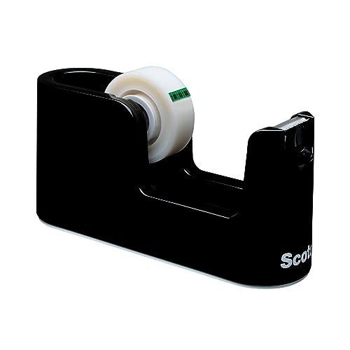 Scotch Deluxe Tape Dispenser, Black (C24)