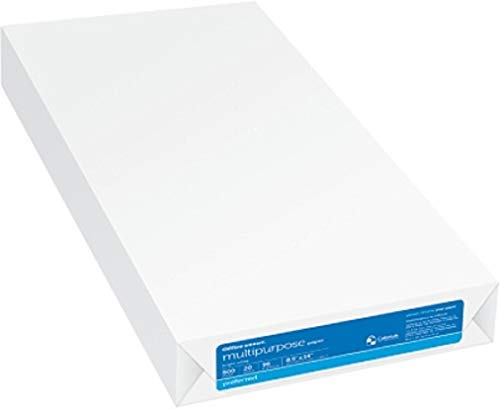 Office Depot Legal Size Multipurpose Paper, 8 1/2 x 14 Inch, 96 High Brightness, 20 Lb Density, SFI Certified, Made in USA, Ream Of 500 Sheets (304500)
