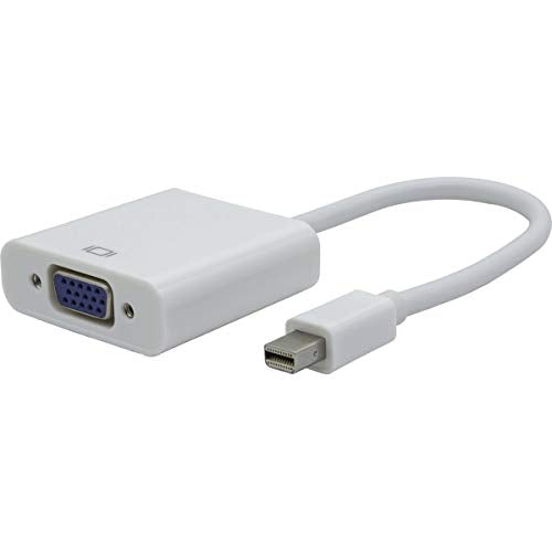 ATIVA Mini Display Port Male to VGA Female Pigtail, White, 27522