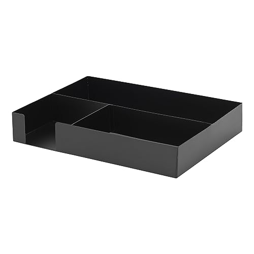 Realspace™ Desk Organizer With Antimicrobial Treatment, 12" x 9" x 2", Black