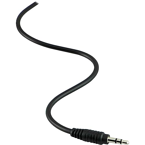 ATIVA® 3.5mm Auxiliary Audio Cable, 6’, Black, 26917