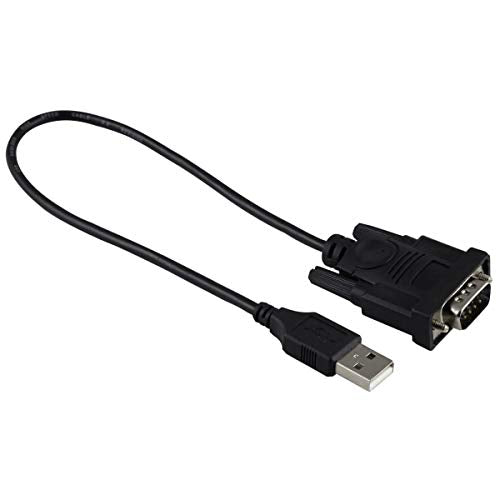 ATIVA USB 2.0 to Serial Adapter, 1’, RS-232 DB9, Black, 26847