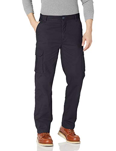 Smith's Workwear Men's Fleece Lined Cargo Canvas Pant