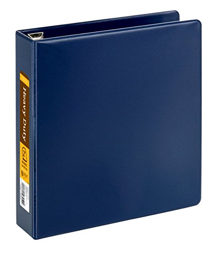 [IN]PLACE Heavy-Duty Reference Binders with EZ Comfort D-Ring 2", Navy Blue
