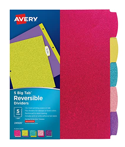 Avery Big Tab Fashion Dividers