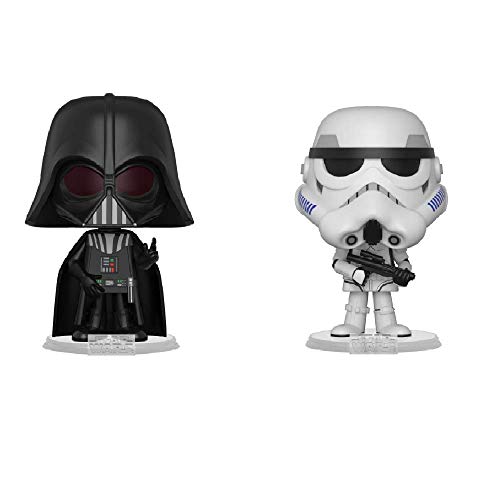 Funko Vynl: Star Wars - Darth Vader & Stormtrooper Collectible Figure, Multicolor