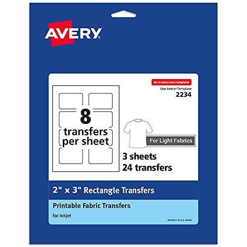 Avery Light Transfer Paper for T Shirts