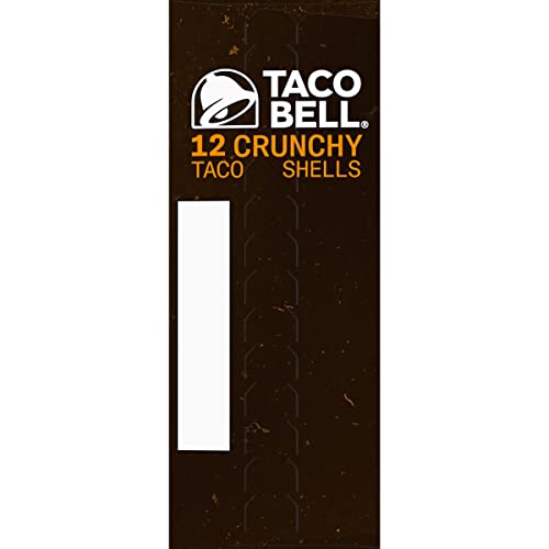 Taco Bell Mild Crunchy Seasoned Flavor Taco Shells, 12 ct Box