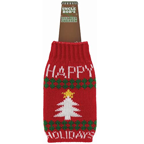 DM Merchandising Inc. 1 Uncle Bob's Ugly Beer Sweater Novelty Bottle Cover - Assorted Styles