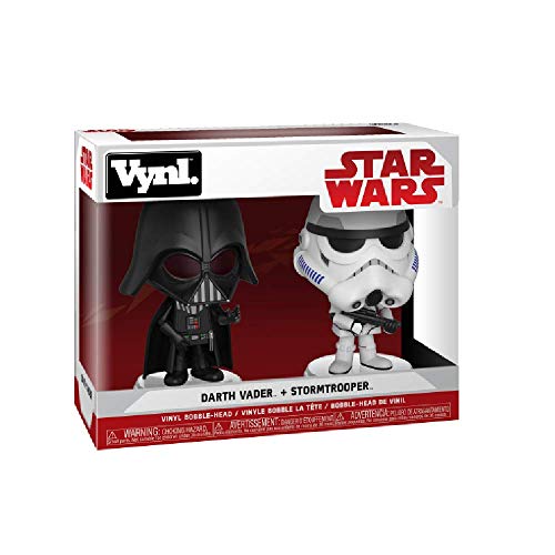 Funko Vynl: Star Wars - Darth Vader & Stormtrooper Collectible Figure, Multicolor