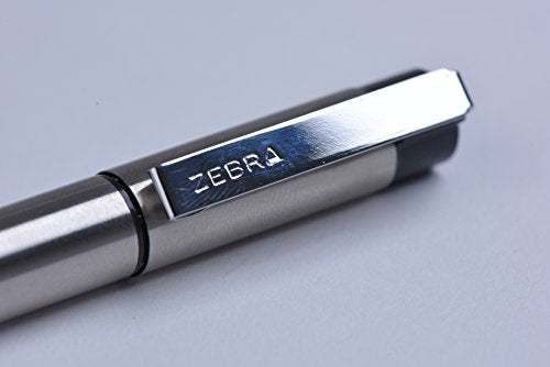 Zebra Pen G-Series Stainless Steel Gel Ink Pen JK-Refill, Medium Point, 0.7mm, Black Ink, 2-Pack