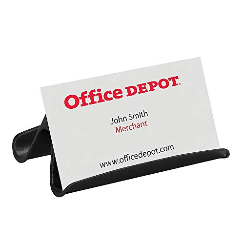 Office Depot Brand Business Card Holder, Black