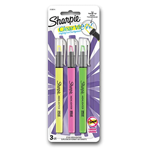 Sharpie Clear View Highlighter Stick