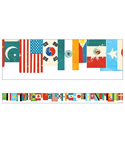 Carson Dellosa Straight Bulletin Board Border—Border for Bulletin Board Decorations, Desks, Locker Displays, Homeschool or Classroom Décor