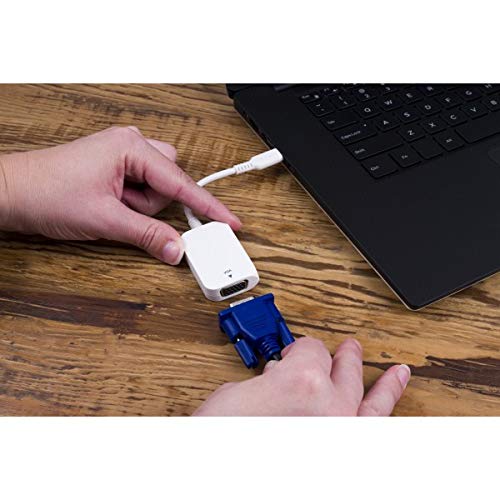 ATIVA USB-C-to-VGA Adapter, White, 41509