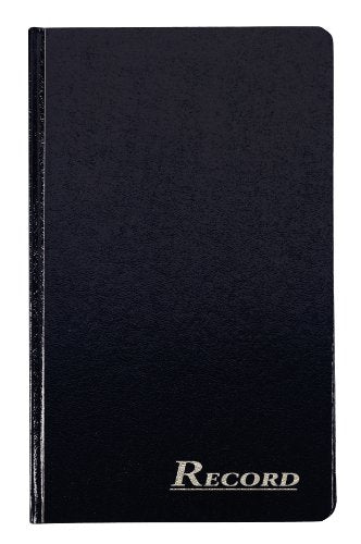 Adams Record Ledger, Hard Bound Textured Cover, 7.5 x 12.25 Inches, 150 Acid Free Pages, Navy (ARB712R1M)