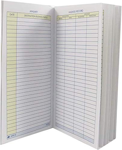 Adams AFR10W Mileage Journal - 2 Pack