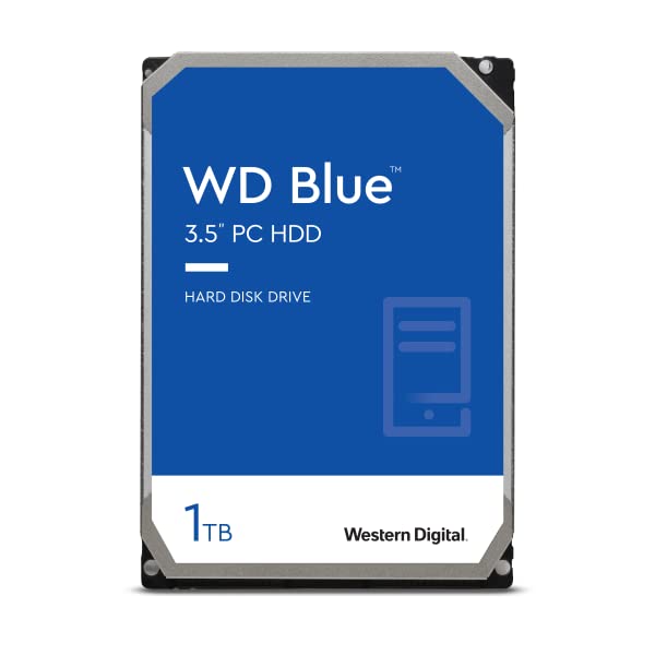 WD Mainstream 1TB Internal Hard Drive for Desktops, 64MB Cache, SATA/600