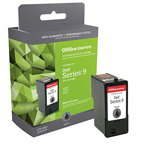 Office Depot® - Remanufactured Ink Cartridge - Dell® Mk992 / Mk990 Remanufactured Black Ink Cartridge - Black